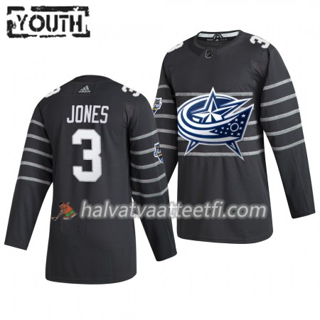 Lasten NHL Columbus Blue Jackets Pelipaita Seth Jones 3 Harmaa 2020 NHL All-Star Adidas Authentic 